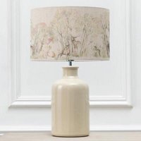 Product photograph of Voyage Maison Enchanted Forest Eva Elspeth Cream And Forest Complete Table Lamp from Choice Furniture Superstore