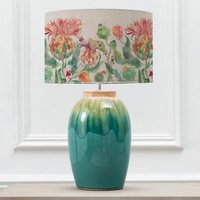 Product photograph of Voyage Maison Enchanting Thistle Eva Eucalypt Aqua And Marigold Complete Table Lamp from Choice Furniture Superstore