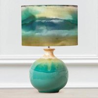 Product photograph of Voyage Maison Fjord Eva Neso Aqua And Jade Complete Table Lamp from Choice Furniture Superstore