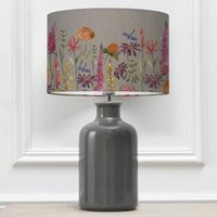 Product photograph of Voyage Maison Florabunda Eva Elspeth Grey And Russet Complete Table Lamp from Choice Furniture Superstore
