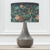 Product photograph of Voyage Maison Fortazela Eva Agri Grey And Sapphire Complete Table Lamp from Choice Furniture Superstore