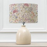 Product photograph of Voyage Maison Hedgerow Eva Leura Cream And Linen Complete Table Lamp from Choice Furniture Superstore