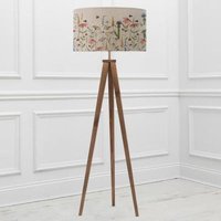 Product photograph of Voyage Maison Hermione Eva Aratus Nut And Linen Complete Floor Lamp from Choice Furniture Superstore