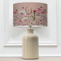Product photograph of Voyage Maison Hermione Eva Elspeth Cream And Blush Complete Table Lamp from Choice Furniture Superstore