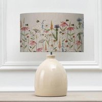 Product photograph of Voyage Maison Hermione Eva Leura Cream And Linen Complete Table Lamp from Choice Furniture Superstore
