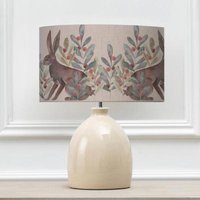 Product photograph of Voyage Maison Kensuri Eva Leura Cream And Mulberry Complete Table Lamp from Choice Furniture Superstore