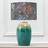 Product photograph of Voyage Maison Lady Amherst Eva Eucalypt Aqua And Twilight Complete Table Lamp from Choice Furniture Superstore