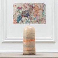 Product photograph of Voyage Maison Lady Amherst Eva Ocefina Sandstone And Linen Complete Table Lamp from Choice Furniture Superstore