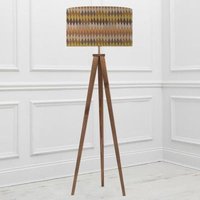 Product photograph of Voyage Maison Mesa Eva Aratus Nut And Sepia Complete Floor Lamp from Choice Furniture Superstore
