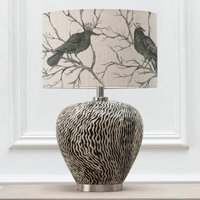 Product photograph of Voyage Maison Monarch Eva Alcina Grey And Linen Complete Table Lamp from Choice Furniture Superstore
