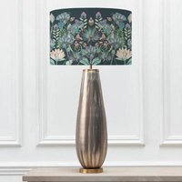 Product photograph of Voyage Maison Osawi Eva Minerva Glass And Emerald Complete Table Lamp from Choice Furniture Superstore