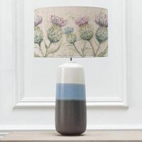 Product photograph of Voyage Maison Thistle Glen Eva Nama Sky And Linen Complete Table Lamp from Choice Furniture Superstore