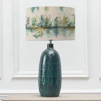 Product photograph of Voyage Maison Wilderness Eva Jadis Aqua And Topaz Complete Table Lamp from Choice Furniture Superstore