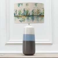 Product photograph of Voyage Maison Wilderness Eva Nama Sky And Topaz Complete Table Lamp from Choice Furniture Superstore