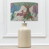 Product photograph of Voyage Maison Willow Woods Eva Elspeth Cream And Linen Complete Table Lamp from Choice Furniture Superstore