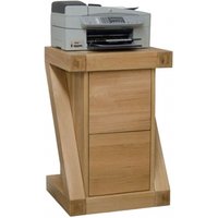 Product photograph of Homestyle Gb Z Designer Oak Filing Cabinet from Choice Furniture Superstore