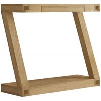 Product photograph of Homestyle Gb Z Designer Oak Small Hall Table from Choice Furniture Superstore