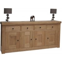 Product photograph of Homestyle Gb Bordeaux Oak Large Sideboard from Choice Furniture Superstore
