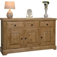 Product photograph of Homestyle Gb Deluxe Oak Medium Sideboard from Choice Furniture Superstore