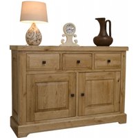 Product photograph of Homestyle Gb Deluxe Oak Medium Sideboard from Choice Furniture Superstore