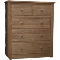 Product photograph of Homestyle Gb Torino Oak 3 2 Drawer Wide Chest from Choice Furniture Superstore