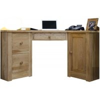 Product photograph of Homestyle Gb Torino Oak Corner Computer Desk from Choice Furniture Superstore