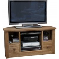 Product photograph of Homestyle Gb Torino Oak Corner Tv Unit from Choice Furniture Superstore