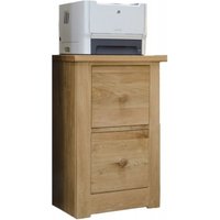 Product photograph of Homestyle Gb Torino Oak Filing Cabinet from Choice Furniture Superstore