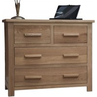 Product photograph of Homestyle Gb Opus Oak 2 2 Drawer Chest from Choice Furniture Superstore