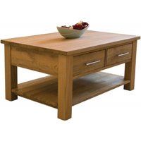 Product photograph of Homestyle Gb Opus Oak Storage Coffee Table from Choice Furniture Superstore