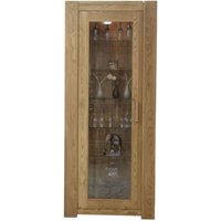 Product photograph of Homestyle Gb Trend Oak Display Cabinet from Choice Furniture Superstore