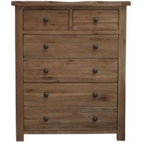Product photograph of Homestyle Gb Rustic Oak 4 2 Drawer Chest from Choice Furniture Superstore