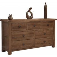 Product photograph of Homestyle Gb Rustic Oak 4 3 Drawer Multi Chest from Choice Furniture Superstore