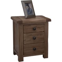 Product photograph of Homestyle Gb Rustic Oak Bedside Cabinet from Choice Furniture Superstore