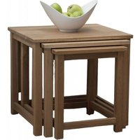 Product photograph of Homestyle Gb Lyon Oak Nest Of Tables from Choice Furniture Superstore