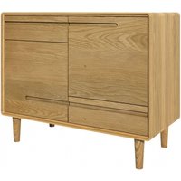Product photograph of Homestyle Gb Scandic Oak Small Sideboard from Choice Furniture Superstore