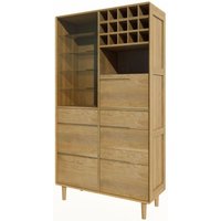 Product photograph of Homestyle Gb Scandic Oak Drinks Cabinet from Choice Furniture Superstore