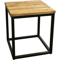 Product photograph of Kumily Mango Wood Side Table from Choice Furniture Superstore