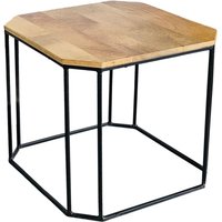 Product photograph of Hampi Mango Wood Large Accent Table from Choice Furniture Superstore