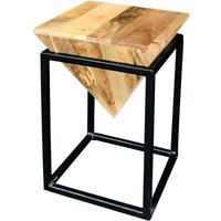 Product photograph of Hampi Mango Wood Small Diamond Stool from Choice Furniture Superstore