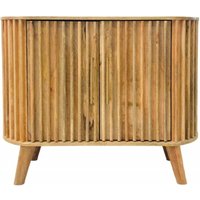 Product photograph of Mohali Mango Wood 95cm Small Sideboard - 2 Doors from Choice Furniture Superstore