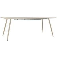 Product photograph of Natural Wooden 6-8 Seater Extending Dining Table from Choice Furniture Superstore