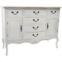 Product photograph of French Style White Medium 2 Door Sideboard from Choice Furniture Superstore