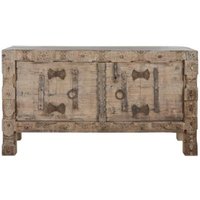 Product photograph of Rustic Wood Medium 2 Door Sideboard from Choice Furniture Superstore