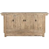 Product photograph of Rustic Wood Large 4 Door Sideboard from Choice Furniture Superstore