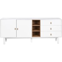 Product photograph of Modena White 2 Door Extra Large Sideboard - 180cm from Choice Furniture Superstore
