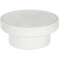 Product photograph of Modern White Wrinkled Textured Round Coffee Table from Choice Furniture Superstore
