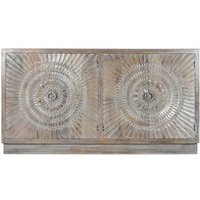 Product photograph of Mango Wood 180cm Extra Large 4 Door Sideboard from Choice Furniture Superstore