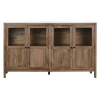 Product photograph of Mango Wood 175cm Large 4 Door Sideboard from Choice Furniture Superstore
