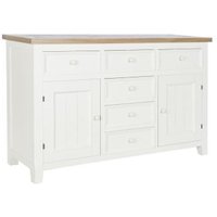 Product photograph of Portsmouth White Painted 2 Door Medium Sideboard from Choice Furniture Superstore